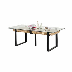 BOIS & CHIFFONS Table rectangulaire 220 cm | Acacia Sirin pas cher