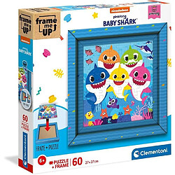 Clementoni Frame Me Up - Baby Shark - 60 pièces