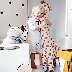 Avis Universal Poupée animalière en peluche de 67 cm imitation girafe peluche animal doux girafe dormant poupée cadeau d'anniversaire enfant jouet chambre bébé détecteur | Peluche de la vie réelle