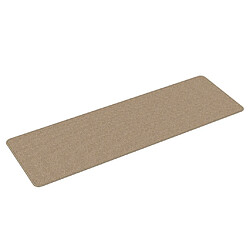 vidaXL Tapis de couloir aspect sisal sable 50x150 cm