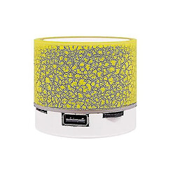 Universal Haut-parleur Bluetooth sans fil Yyh-Yellow, joueur extérieur imperméable Subwoofer AZ14681