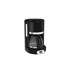 Moulinex FG380B10 Cafetière Electrique 1000W 1.25L Programmable Verre Noir