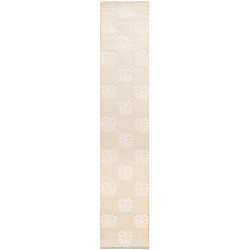 Vidal Tapis de couloir en laine 404x79 beige Darya