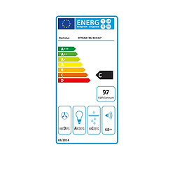 Hotte décorative 60cm 68db 600m3/h inox - EFTD26X - ELECTROLUX