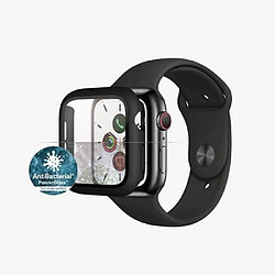 PanzerGlass Panzer Glass Protection d'écran pour Apple Watch Séries 4 / 5 / 6 / SE Oléophobe Full Body Noir pas cher