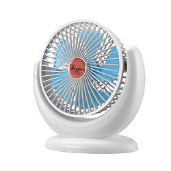 Universal Ventilateur de bureau USB de refroidissement portable 3 vitesses Mini-ventilateur personnel avec 90 angles de rotation réglables, bureau