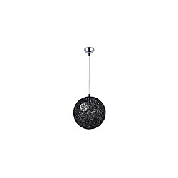 Avis ICONIK INTERIOR Lampe de plafond - Lampe suspendue design boule - Corde - Wanton Noir