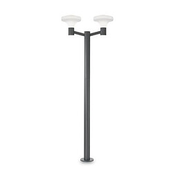 Ideal Lux Lampadaire exterieur SOUND Anthracite 2x60W