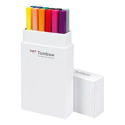 Feutres Tombow ABT-12P-1 Multicouleur 12 Pièces Double pointe