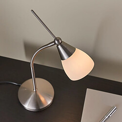 Avis Endon Lampe Range, chrome satiné et verre blanc