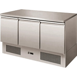 L2G DESSERTE REFRIGEREE INOX CENTRALE +2/+8°C - S903S/STOP