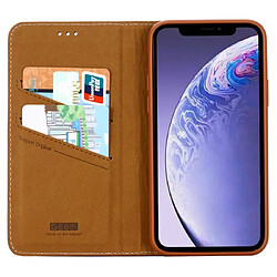 Acheter Wewoo Coque Pour iPhone 11 Pro GEBEI Etui de protection en cuir à rabat avec support et fentes cartes Marron