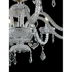 Acheter Fan Europe Chandelier sans abats jours Incanto 8 ampoules Verre,cristal Chrome