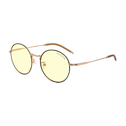 Lunettes Gunnar Anti lumière bleue et Anti Fatigue - ELLIPSE BLACK/GOLD | AMBER (65% de filtration)