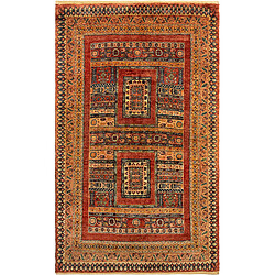 Vidal Tapis de laine 169x102 brun Kashkuli