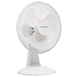 Ventilateur de table diamètre 30 cm oscillant 3 vitesses Optimea