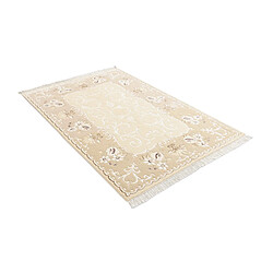 Vidal Tapis de laine 185x124 beige Darya