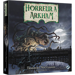 Jeu de plateau Horreur à Arkham - Terreurs Nocturnes - Extension - 1 à 6 joueur - Dès 14 ans