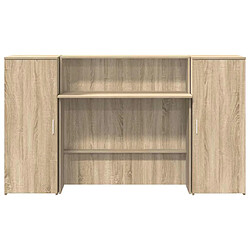 Acheter vidaXL Bureau réception chêne sonoma 180x50x103,5 cm bois d'ingénierie