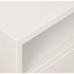 Avis Table de Nuit Alexandra House Living Blanc Métal 35 x 51 x 35 cm