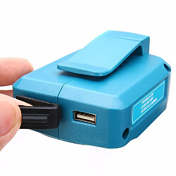 Adaptateur USB De Batterie Pour Adaptateur De Chargeur De Batteries 14,4 V 18 V 2 Bleu pas cher