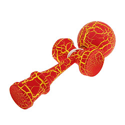 Acheter Fissure Bois Jeux Peinture Kendama Jouets Enfants De Balle Rouge Et Jaune