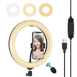 Yonis Ring Light LED 3 Modes Pour Selfies