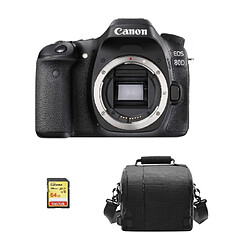 CANON EOS 80D Body + 64GB SD card + camera Bag