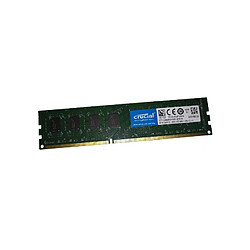 8Go RAM Crucial CT102464BD160B.M16FN PC3L-12800U 1600Mhz DDR3 240-Pin 1.35v CL11 - Occasion