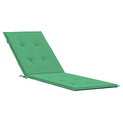 Maison Chic Coussin Confort | pouf | Coussin de chaise de terrasse vert (75+105)x50x3 cm -GKD41864