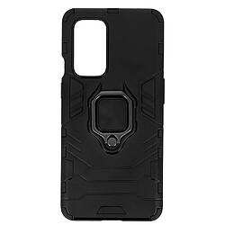 Avizar Coque OnePlus 9 Hybride Antichoc Bague Métallique Support noir