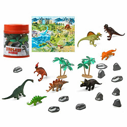 BigBuy Kids Set Dinosaures 28 Unités