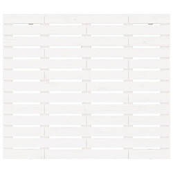 Acheter Maison Chic Tête de lit scandinave,Meuble de chambre murale Blanc 81x3x91,5 cm Bois massif de pin -MN67536