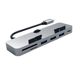 Satechi Hub Type-C pour iMac Modèle Pro Clamp Lecteurs de carte SD/Micro SD Gris