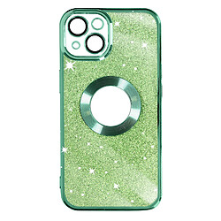 Avizar Coque iPhone 13 Paillette Vert