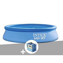 Kit piscine autoportée Intex Easy Set 2,44 x 0,61 m + Bâche à bulles