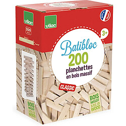 Batibloc classic 200 planchettes en bois Vilac