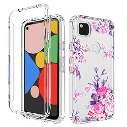 Coque en TPU anti-chute pour votre Google Pixel 4a - fleur