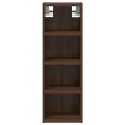 Avis vidaXL Armoire suspendue chêne marron 20x29,5x60 cm bois d'ingénierie