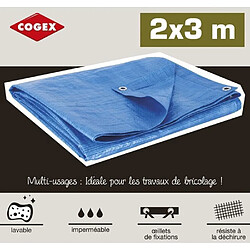 COGEX Bâche de protection 2x3m