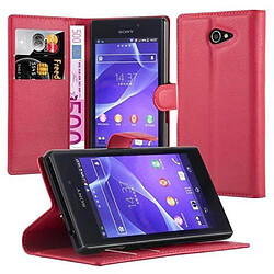 Cadorabo Coque Sony Xperia M2 / M2 AQUA Etui en Rouge