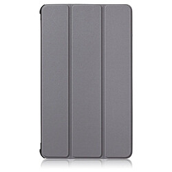 Etui en PU avec support tri-pliure gris pour votre Samsung Galaxy Tab A7 Lite T220/T225 8.7 pouces