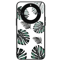 Coque en TPU anti-rayures, anti-choc, anti-décoloration pour votre Honor X40 5G - feuilles