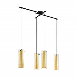 EGLO Suspension Pinto Gold 4 lampes