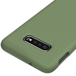 Acheter Wewoo étuis Coque Housse Étui en silicone liquide antichoc solide de couleur pour Galaxy S10 (vert)