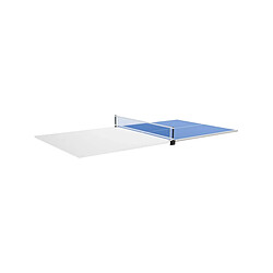 1001jouets Plateau 2 en 1 dinatoire et Ping Pong pour billard convertible table 8 personnes Arizona Blanc laqué.