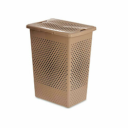 Kipit Panier à linge Beige Plastique 38 L 27 x 49,5 x 38,5 cm (10 Unités)