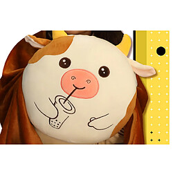 Avis Universal Coussin en peluche à la mode mignon peluche en poil de veau main chaude coussin amovible couvert en peluche dossier coussin enfant/adulte | Coussin en peluches (40 * 45cm)