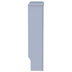 Avis vidaXL Cache-radiateur MDF Gris 205 cm