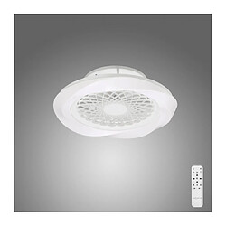 Avis Luminaire Center Plafonnier ventilateur Boreal blanc 1 ampoule 20,8cm